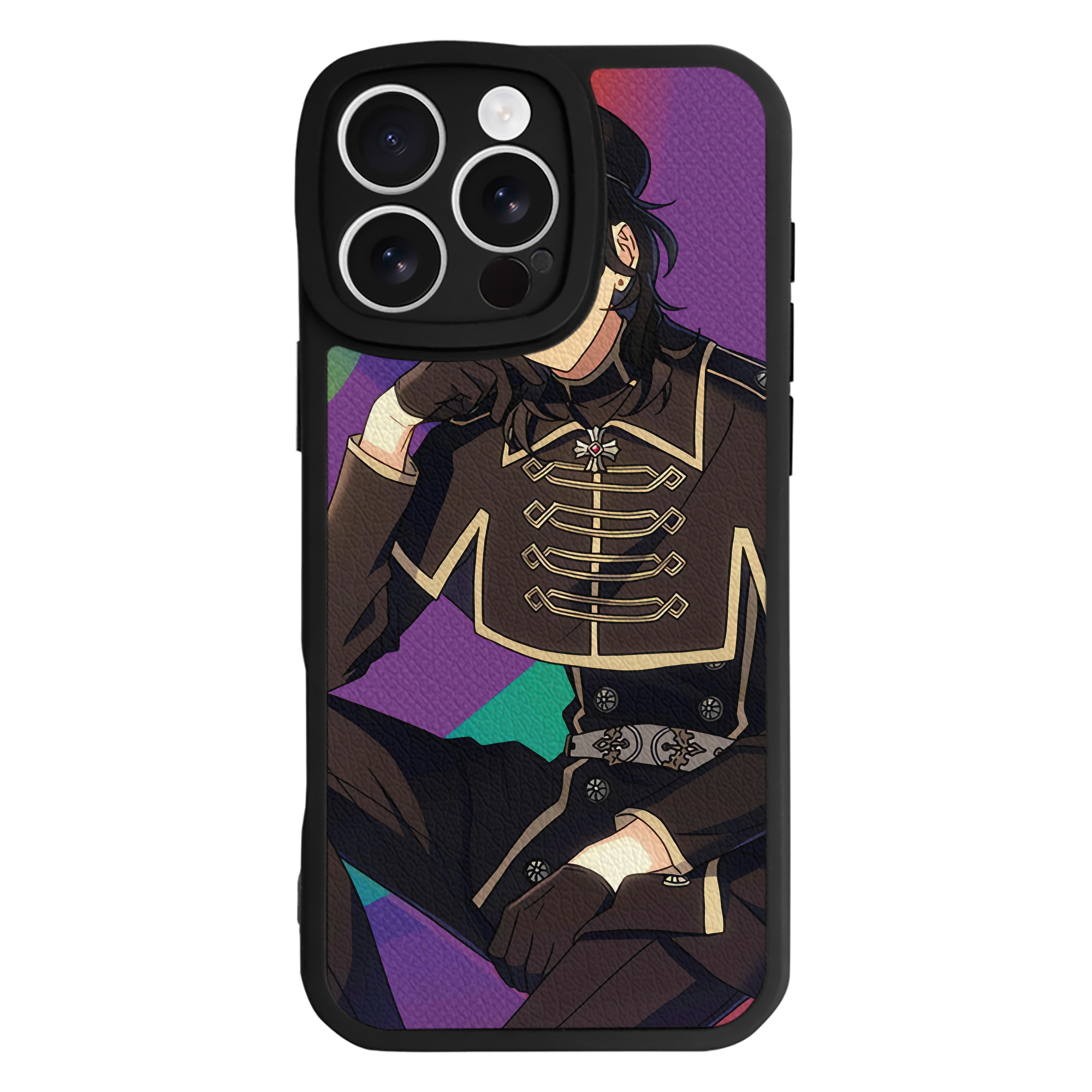 （画像用） あんさんぶるスターズ! Ensemble Stars 【iPhone 16シリーズ対応】シリコンスマホケース（レザー調） 材質：シリコン
